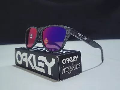 Oakley Frogskins Xs Prizm Road Prism Carbon Fiber • $188.86
