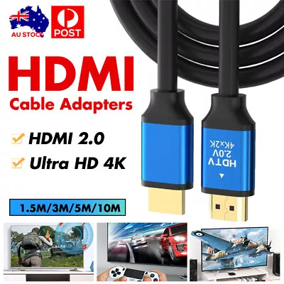 4K HDMI To HDMI Cable High Speed Ultra HD HDMI Cord For 4K Roku TV HDTV Monitor • $11.99