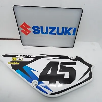 2004 Suzuki RM 85 Side Panel Number Plate Left Side Panel With Graphics Rm85 • $14.49