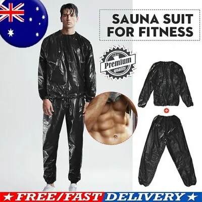 $18.86 • Buy Heavy Duty Sauna/ Sweat Suit - Fitness/ Gym/ Weight Loss V$