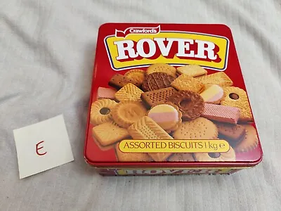 £13.99 • Buy Vintage Biscuit Tin Box: Crawfords Rover Assorted 1KG Empty Tin - VGC - #E