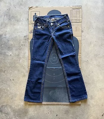 True Religion Becky Size 29x31 Women’s Button Flap Embroidered Chainstitched • $30