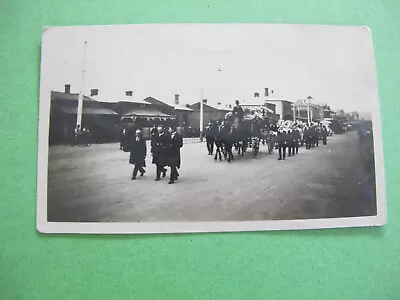 Funeral Procession Horse Drawn Hearse Original Real Photograph • $6.39