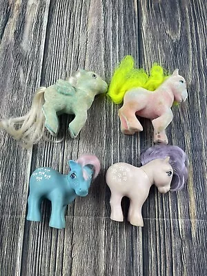 Vintage 80’s My Little Pony MLP Bowtie Blossom Shady Whistler Lot Of 4 READ  • $34.99