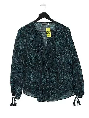 Mint Velvet Women's Shirt M Black 100% Polyester Basic • £23