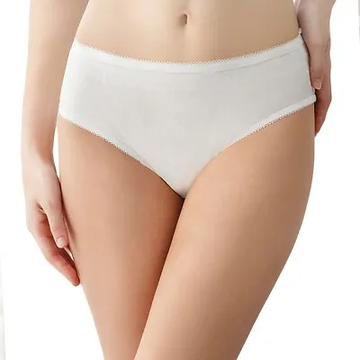 £24.53 • Buy 2PCS Disposable Cotton Travel Underwear Low Rise Briefs For Women Girls Teenager