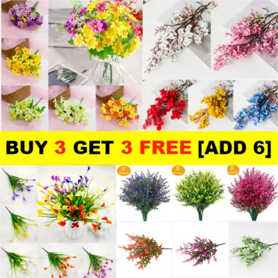 Artificial Fake Gypsophila Silk Flowers Home Table Bouquet Bridal Wedding Decor • £2.92