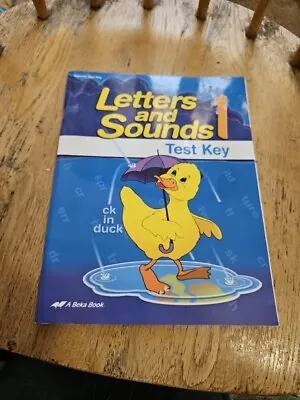 Abeka Letters And Sounds Test Key 1st Grade 4th Edition • $10