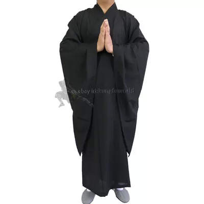 Custom Tailored Extra Big Size Buddhist Monk Dress Haiqing Robe Meditation Suit • $45