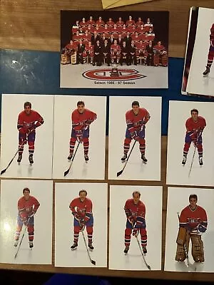 1986-87 MONTREAL CANADIENS POSTCARD TEAM ISSUED  24 In Total Team Photo • $3.68