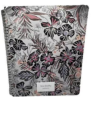 Vera Bradley Large Spiral Notebook 160 Pages Interior Pocket Sun Washed Tropical • $15.82