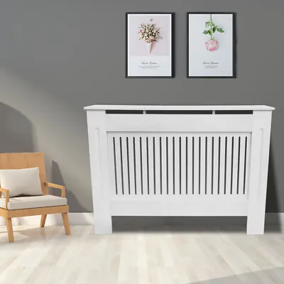 Radiator Cover Modern Traditional Wood Grill Cabinet Furniture Vertical Medium • £41.99