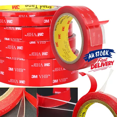 NEW 3M VHB Adhesive Tape Double-sided AU High Strength Acrylic Transparent Clear • $7.25