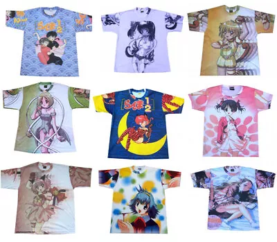 Mens Manga Anime Retro Japanese Cartoon Printed Tokyo Comic T-shirt Large & XL • £14.99