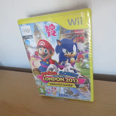 MARIO AND SONIC AT THE LONDON OLYMPICS GAMES 2012 Nintendo WII New Pal • $156.92