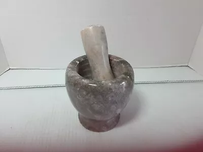 Marble Mortar And Pestal Gray Stone / Granite • $16.95