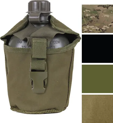 US Made 1 Quart Canteen & Cover GI MOLLE Tactical Military Army Camping Travel • $18.99