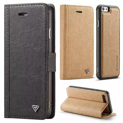 For IPhone 7 8 6 6S Plus X XS Max XR Flip Wallet Case Card Cover • $6.99