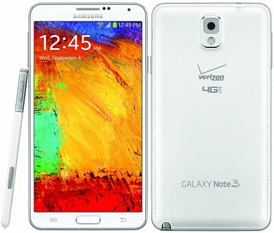 Samsung Galaxy Note 3 SM-N900V 32GB White (Verizon) Unlocked Smartphone Open Box • $58.89