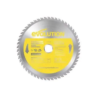 $67.99 • Buy Evolution 8-1/4 In. 54T, 1 In. Bore, Tungsten Carbide Tipped Stainless Steel And