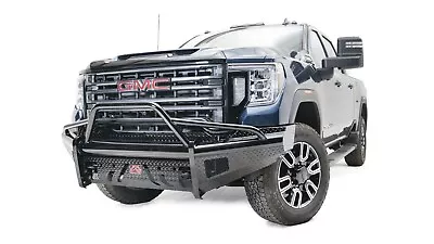 Fab Fours Black Steel Pre Runner Guard Front Bumper For 2020 Sierra 2500 / 3500 • $1729.99