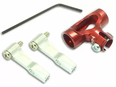 £12.99 • Buy Rakonheli CNC AL DFC Center Hub Set (Red) - Blade 130X
