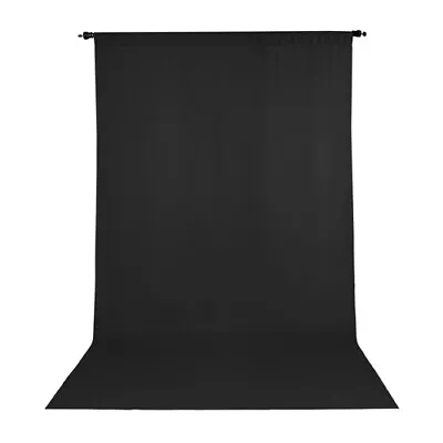 Promaster Wrinkle Resistant Muslin Backdrop 10' X 12' -- BLACK -- #2792 • $79.95