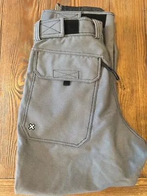 NEW Quicksilver Mechanical X Gray Ski Snow Board Pants Size Small • $37