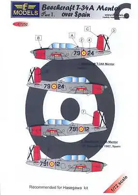 LF Models Decals 1/72 BEECHCRAFT T-34 MENTOR In Spain • $21.41