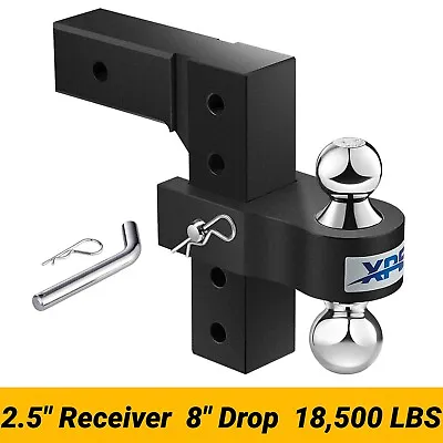 XPE Trailer Hitch Fits 2.5 Inch Receiver 8 Inch Adjustable Drop Hitch 18500LBS • $105.99
