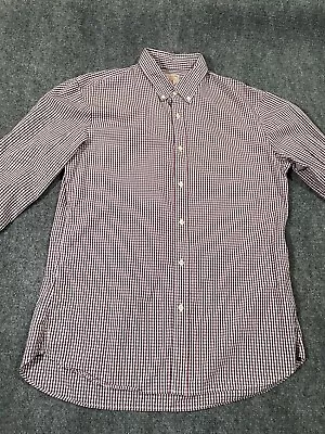 J Press Shirt Adult XL Blue Red Plaid Button Up Long Sleeve Casual Preppy • $26.76