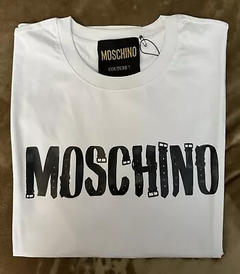 Moschino Logo Printed Cotton T-shirt • $29.99