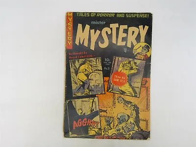 Mister Mystery #9 Aragon Comics 1953 Cover Detached • $299.95