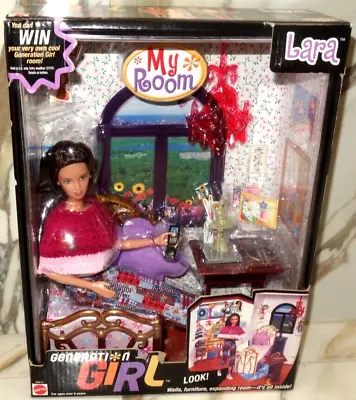 2000 Mattel Barbie Generation Girl My Room Lara NIB • $99.90