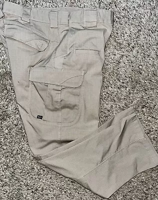 5.11 Tactical Series Cargo Pants Mens 32x30 Khaki • $12.50