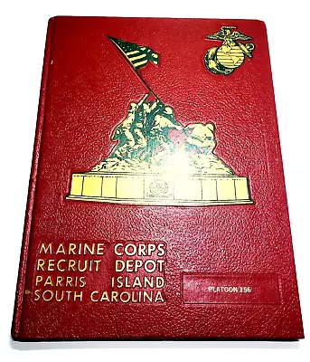 Marine Corps Recruit Depot Parris Island South Carolina Platoon 156 1974 Book • $74.89