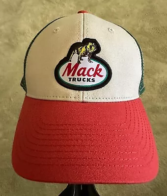 Mack Trucks Bruckner's Truck And Equipment Trucker SnapBack Hat Bulldog Logo  • $22.97