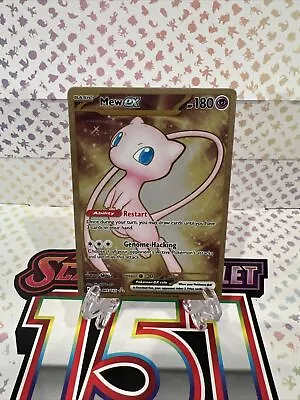 Pokémon TCG Mew Ex S&V 151 UPC Promo Metal Card NM/M 205/165 • $4.99