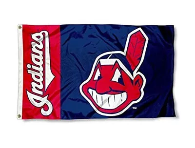 Cleveland Indians Flag Banner 2x33x54x6ft Polyester Baseball World Series 007 • $15.99