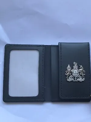 ID Holder / Warrant Card Wallet With U.K. Coat Of Arms Crest • £22.99