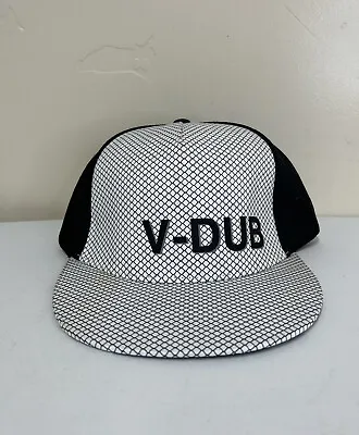 Volkswagen VW  V-Dub   By VW Driver Gear Black&White With Flat Bill Cap • $21.99