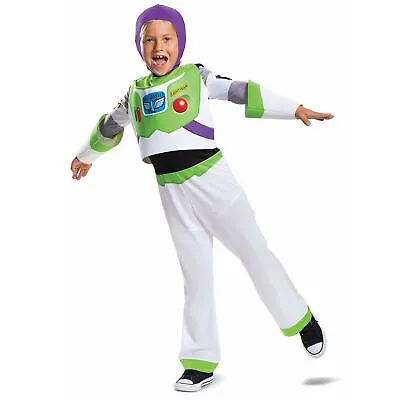 £32.99 • Buy Kids Disney Official Deluxe Buzz Lightyear Costume Boys Toy Story Fancy Dress
