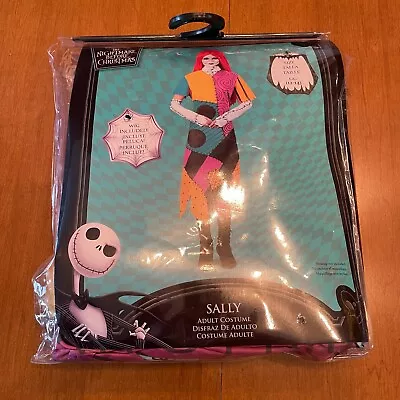 $74.95 • Buy Sally The Nightmare Before Christmas Halloween Adult Costume Dress + Wig