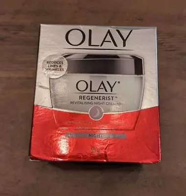 Olay Regenerist Advanced Anti-Ageing Revitalising Night Face Cream 50g • $24