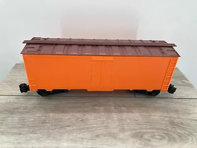 Bachmann G Scale Boxcar Freight Rail Car Undecorated Orange Knuckle Couplers Kit • $39.99