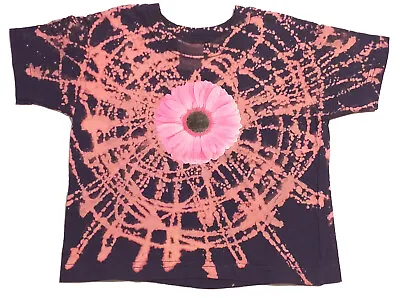 Tie & Dye Flower T-Shirt Age 1- 2 Years FOTL  Cotton Plus Printed Motif • £9.99