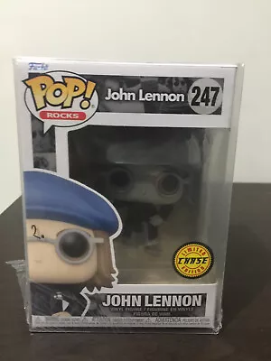 Chase Funko Pop Vinyl John Lennon The Beatles Figure Ltd Edition 1 In 6 Chance • $225