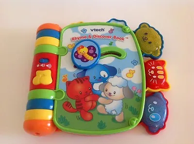 VTECH Rhyme And Discover Musical Book Baby Educational Toy - 6 Months-3 Years • $9.99