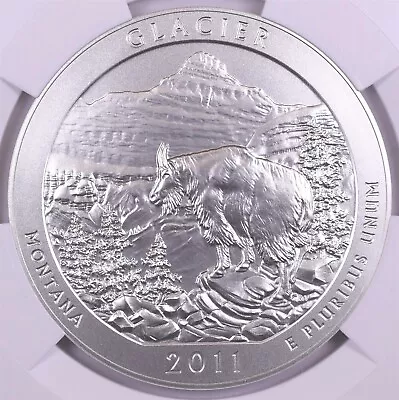 2011-P ATB Glacier 5oz Silver - NGC SP70 • $550