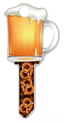 Lucky Line B110K Kwikset KW1 Beer Mug With Pretzels Personalized Key Blank • $33.89